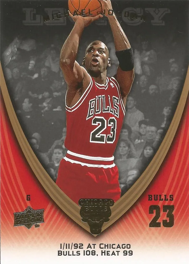 2008-09 Upper Deck Michael Jordan Legacy Collection Michael Jordan #543 card image