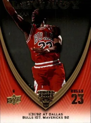 2008-09 Upper Deck Michael Jordan Legacy Collection Michael Jordan #554 card image