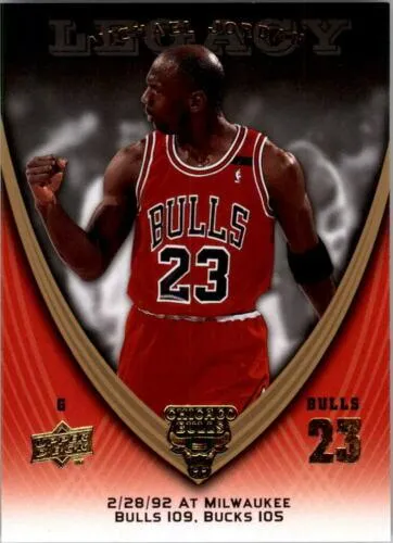 2008-09 Upper Deck Michael Jordan Legacy Collection Michael Jordan #566 card image