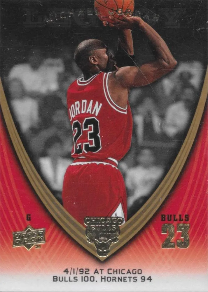 2008-09 Upper Deck Michael Jordan Legacy Collection Michael Jordan #581 card image