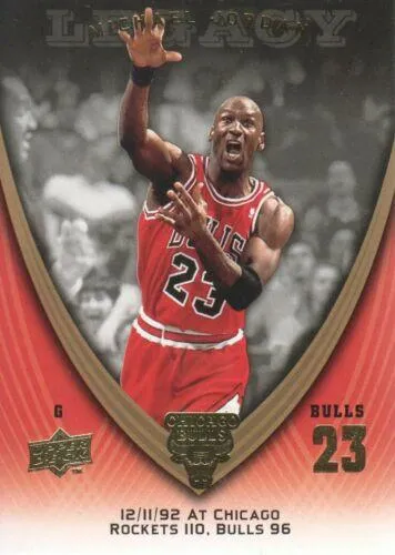 2008-09 Upper Deck Michael Jordan Legacy Collection Michael Jordan #606 card image