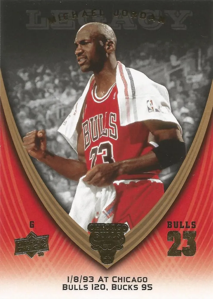 2008-09 Upper Deck Michael Jordan Legacy Collection Michael Jordan #620 card image