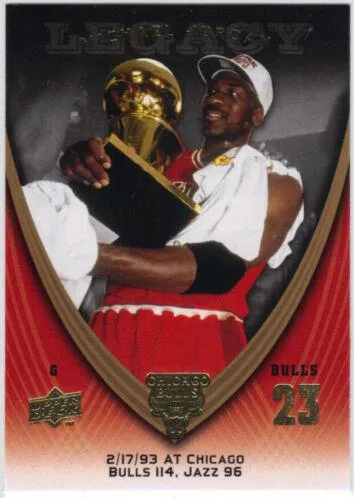 2008-09 Upper Deck Michael Jordan Legacy Collection Michael Jordan #639 card image
