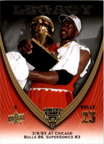 2008-09 Upper Deck Michael Jordan Legacy Collection Michael Jordan #644 card image