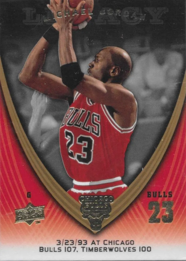 2008-09 Upper Deck Michael Jordan Legacy Collection Michael Jordan #651 card image