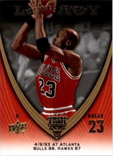 2008-09 Upper Deck Michael Jordan Legacy Collection Michael Jordan #658 card image