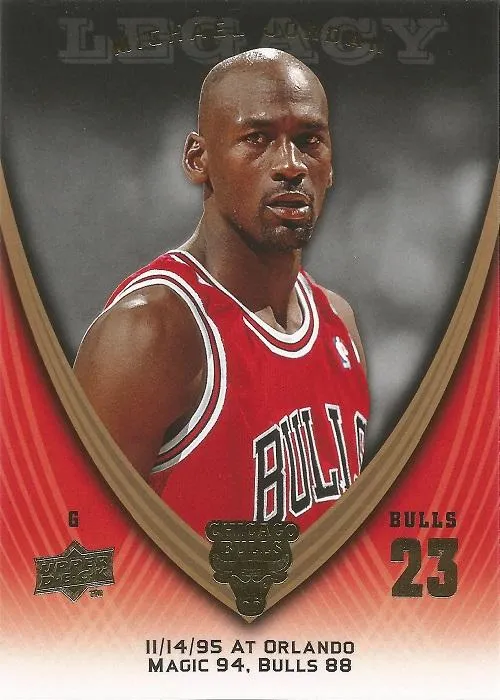 2008-09 Upper Deck Michael Jordan Legacy Collection Michael Jordan #690 card image