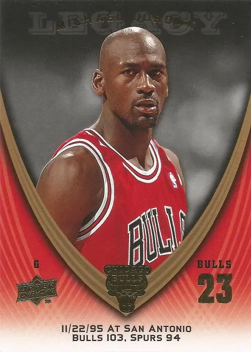 2008-09 Upper Deck Michael Jordan Legacy Collection Michael Jordan #694 card image