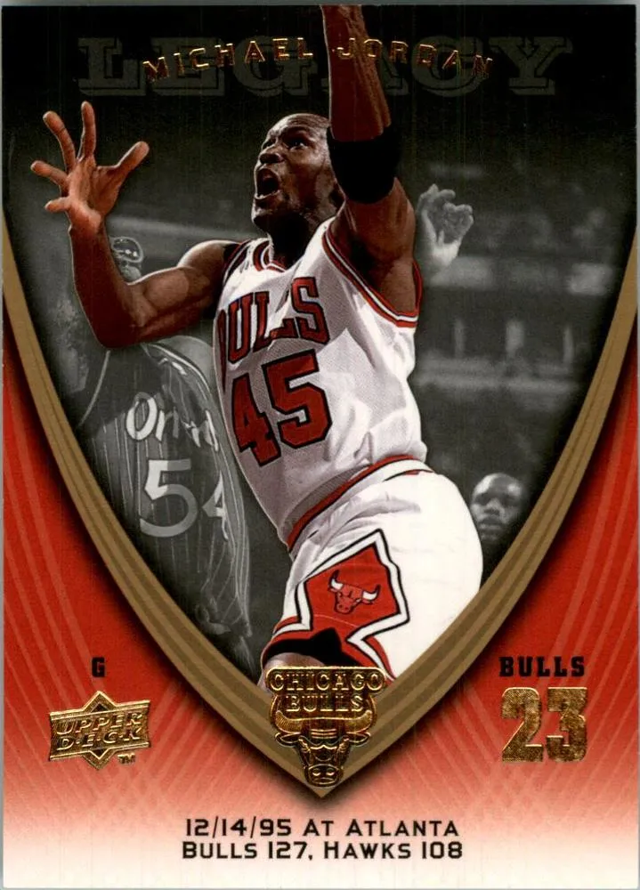 2008-09 Upper Deck Michael Jordan Legacy Collection Michael Jordan #704 card image