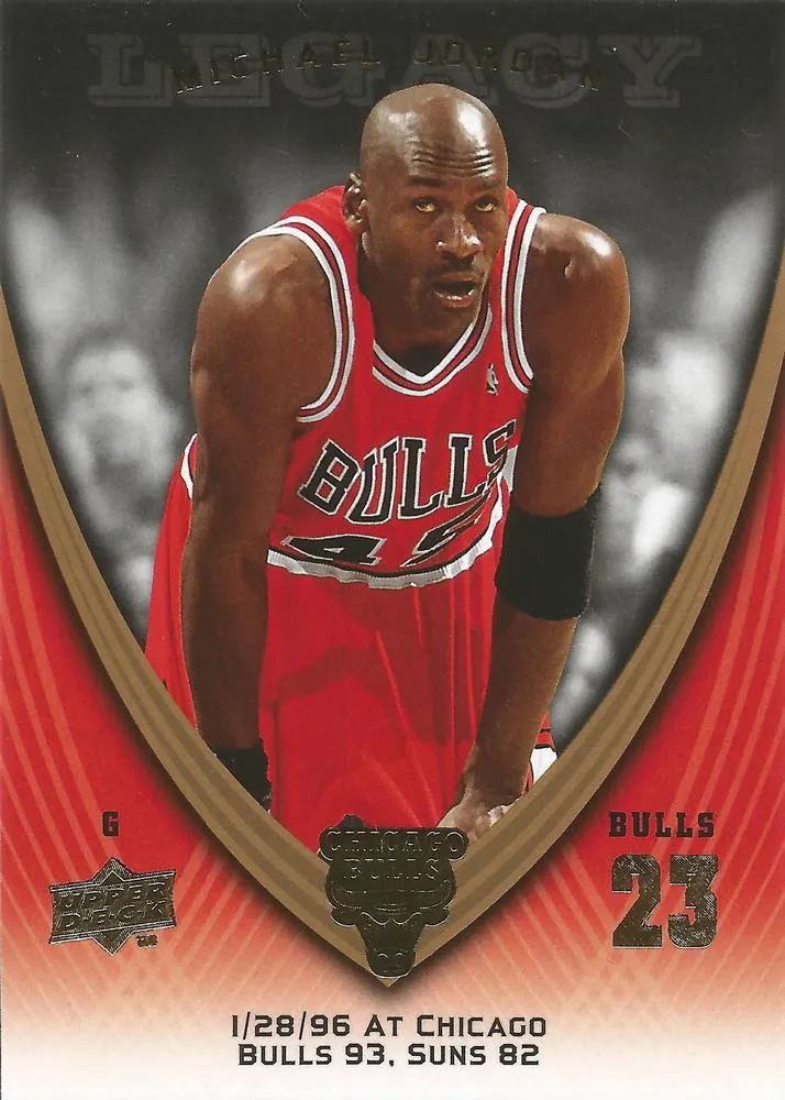 2008-09 Upper Deck Michael Jordan Legacy Collection Michael Jordan #725 card image