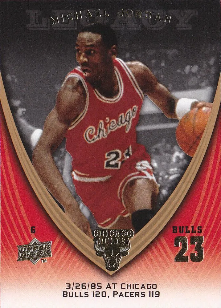 2008-09 Upper Deck Michael Jordan Legacy Collection Michael Jordan #73 card image