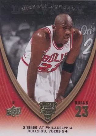 2008-09 Upper Deck Michael Jordan Legacy Collection Michael Jordan #750 card image