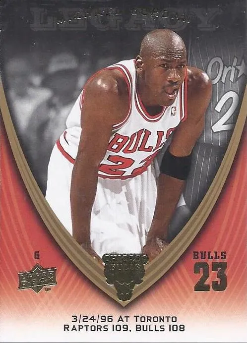 2008-09 Upper Deck Michael Jordan Legacy Collection Michael Jordan #752 card image
