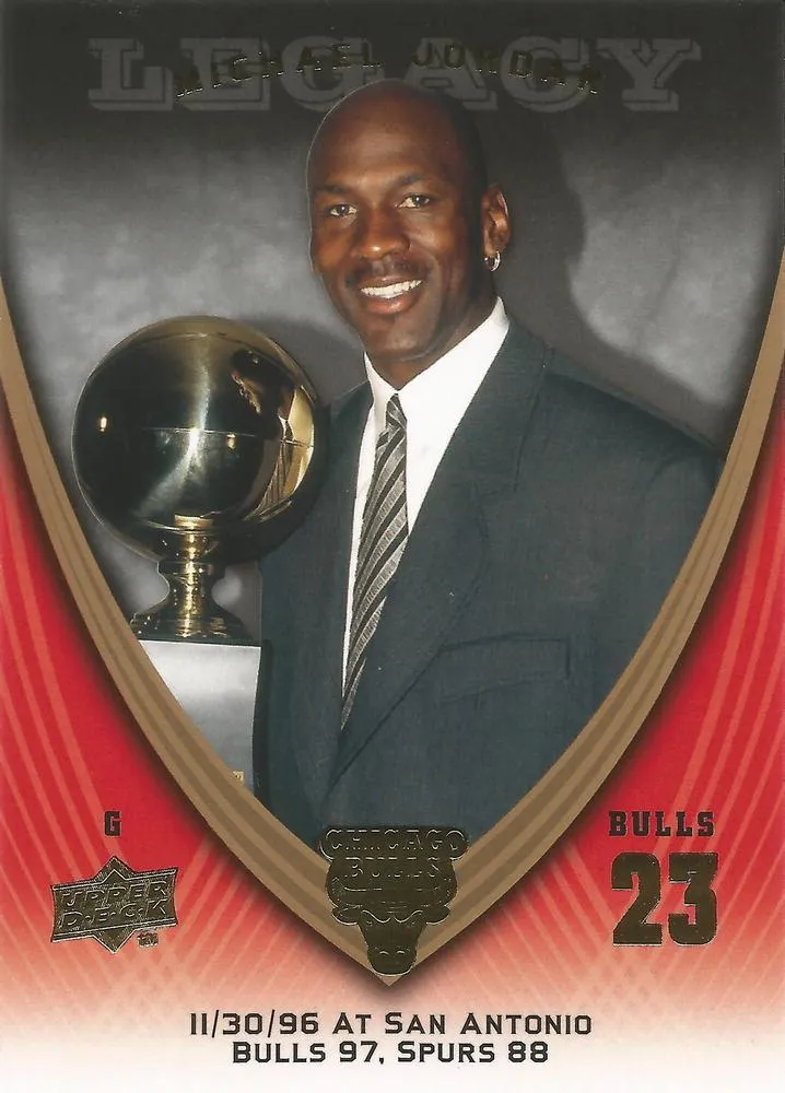 2008-09 Upper Deck Michael Jordan Legacy Collection Michael Jordan #782 card image