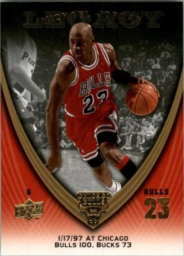 2008-09 Upper Deck Michael Jordan Legacy Collection Michael Jordan #804 card image