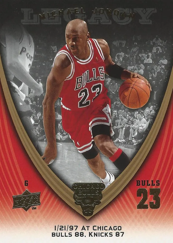 2008-09 Upper Deck Michael Jordan Legacy Collection Michael Jordan #806 card image