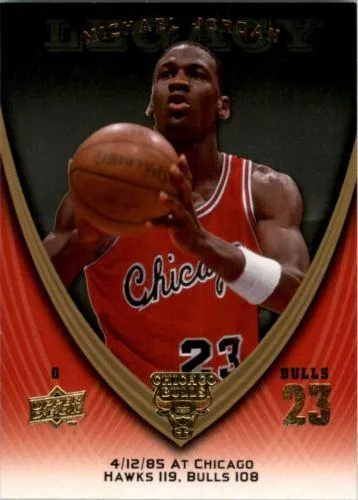2008-09 Upper Deck Michael Jordan Legacy Collection Michael Jordan #81 card image