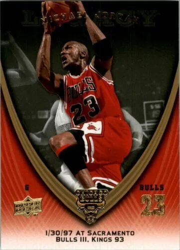 2008-09 Upper Deck Michael Jordan Legacy Collection Michael Jordan #810 card image