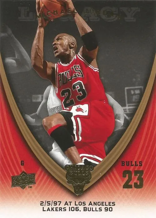 2008-09 Upper Deck Michael Jordan Legacy Collection Michael Jordan #814 card image