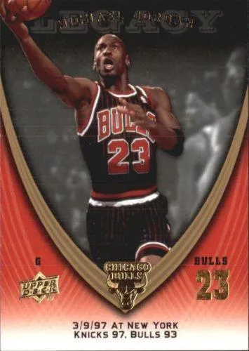 2008-09 Upper Deck Michael Jordan Legacy Collection Michael Jordan #827 card image