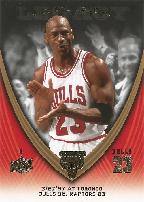 2008-09 Upper Deck Michael Jordan Legacy Collection Michael Jordan #836 card image