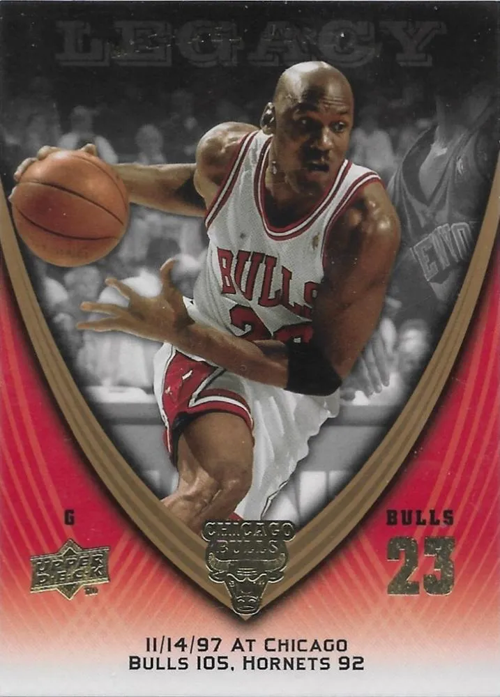 2008-09 Upper Deck Michael Jordan Legacy Collection Michael Jordan #857 card image