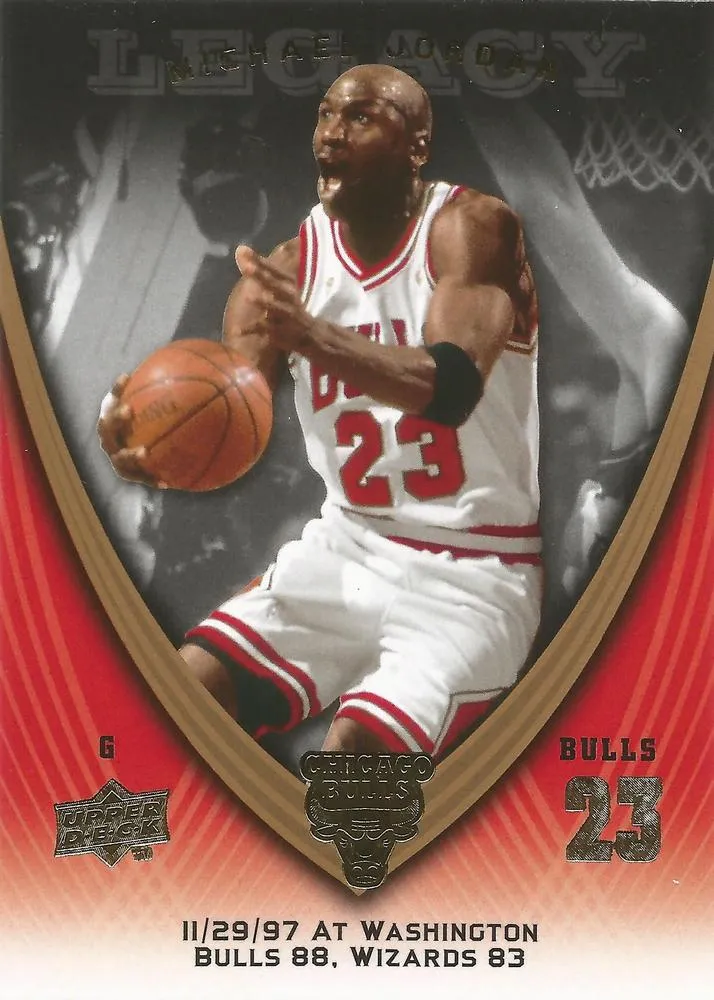 2008-09 Upper Deck Michael Jordan Legacy Collection Michael Jordan #864 card image