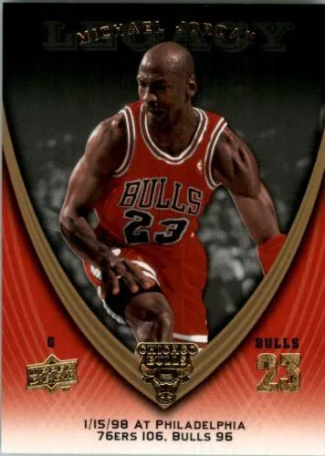 2008-09 Upper Deck Michael Jordan Legacy Collection Michael Jordan #886 card image