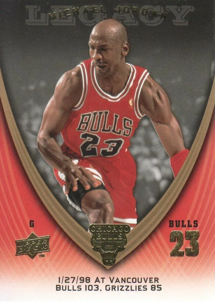 2008-09 Upper Deck Michael Jordan Legacy Collection Michael Jordan #892 card image