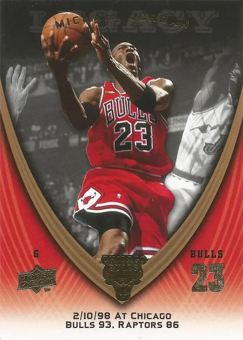 2008-09 Upper Deck Michael Jordan Legacy Collection Michael Jordan #898 card image