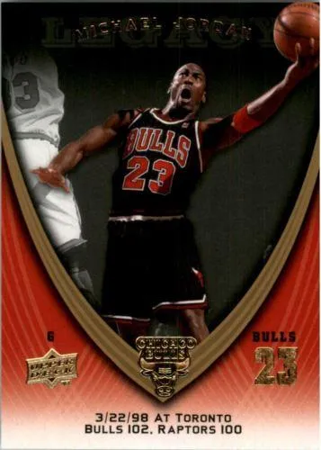 2008-09 Upper Deck Michael Jordan Legacy Collection Michael Jordan #916 card image