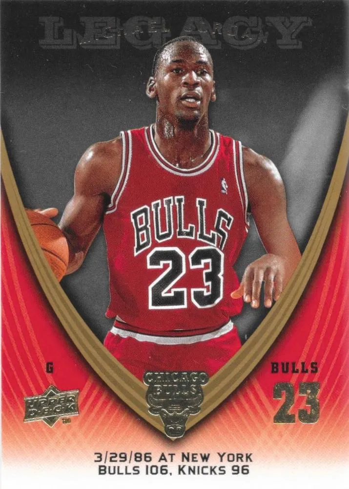 2008-09 Upper Deck Michael Jordan Legacy Collection Michael Jordan #93 card image