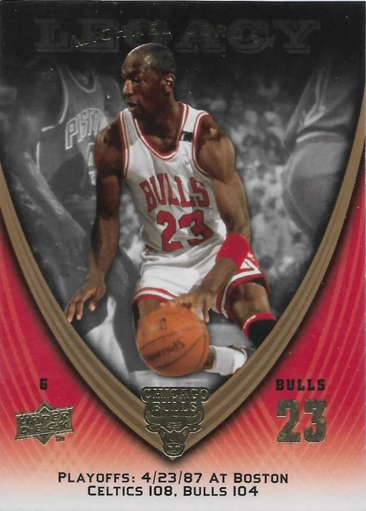 2008-09 Upper Deck Michael Jordan Legacy Collection Michael Jordan #938 card image