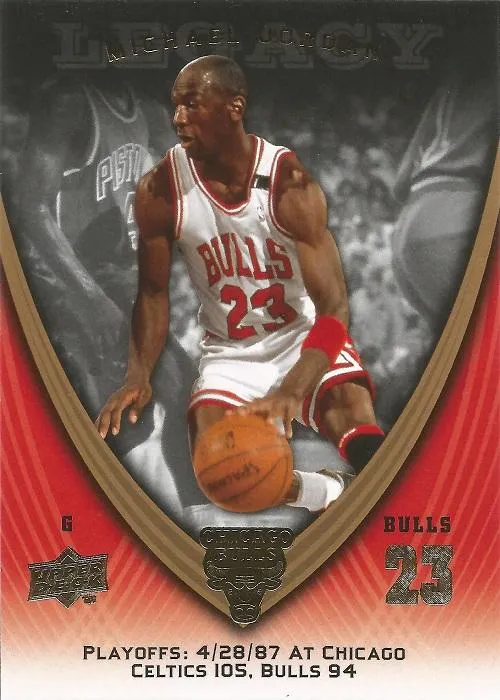 2008-09 Upper Deck Michael Jordan Legacy Collection Michael Jordan #940 card image
