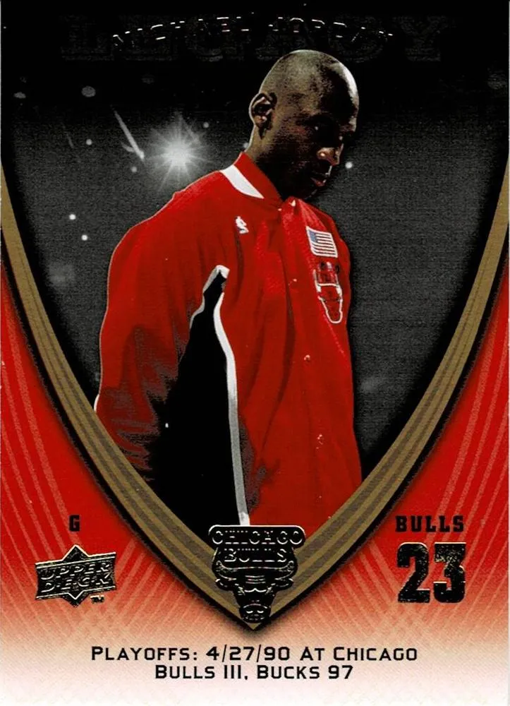 2008-09 Upper Deck Michael Jordan Legacy Collection Michael Jordan #968 card image