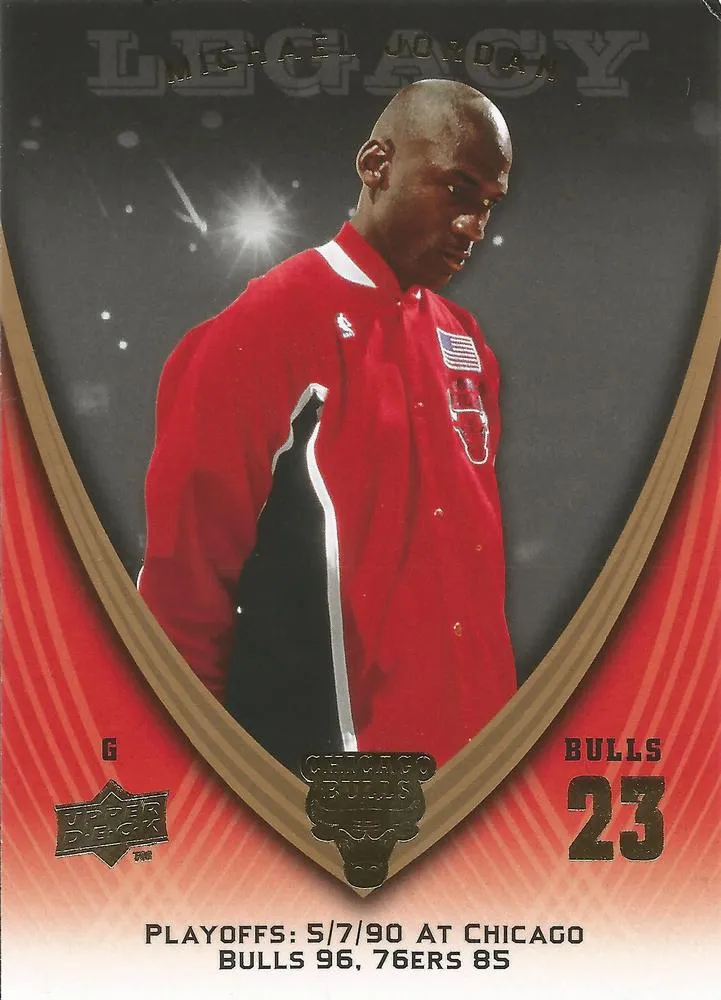 2008-09 Upper Deck Michael Jordan Legacy Collection Michael Jordan #972 card image