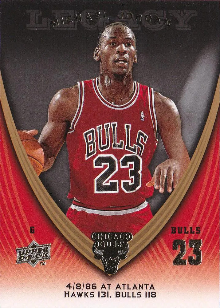 2008-09 Upper Deck Michael Jordan Legacy Collection Michael Jordan #98 card image