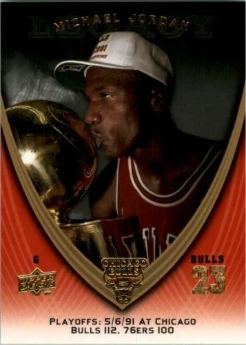 2008-09 Upper Deck Michael Jordan Legacy Collection Michael Jordan #988 card image