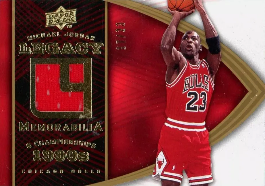 2008-09 Upper Deck Michael Jordan Legacy Collection Michael Jordan Memorabilia #MJ-14 card image