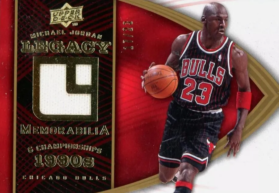 2008-09 Upper Deck Michael Jordan Legacy Collection Michael Jordan Memorabilia #MJ-25 card image