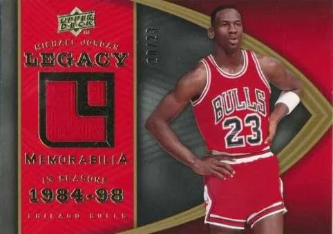 2008-09 Upper Deck Michael Jordan Legacy Collection Michael Jordan Memorabilia #MJ-28 card image