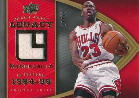 2008-09 Upper Deck Michael Jordan Legacy Collection Michael Jordan Memorabilia #MJ-46 card image