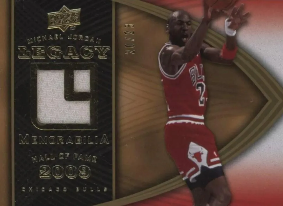 2008-09 Upper Deck Michael Jordan Legacy Collection Michael Jordan Memorabilia #MJ-51 card image