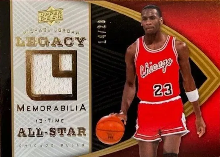 2008-09 Upper Deck Michael Jordan Legacy Collection Michael Jordan Memorabilia #MJ-76 card image