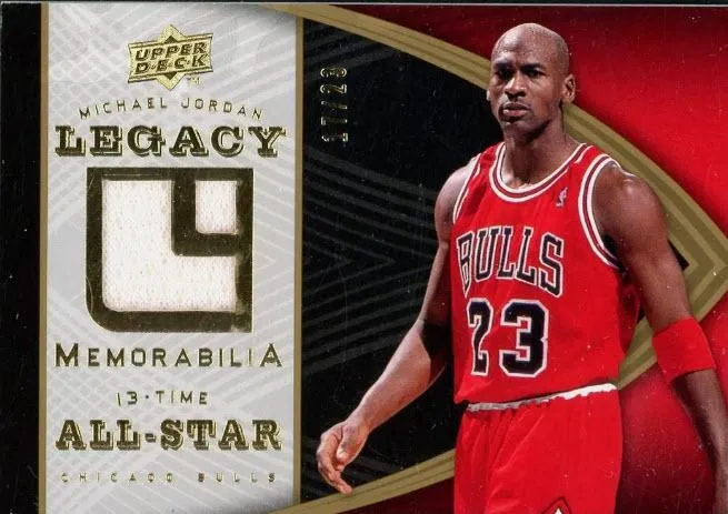 2008-09 Upper Deck Michael Jordan Legacy Collection Michael Jordan Memorabilia #MJ-99 card image