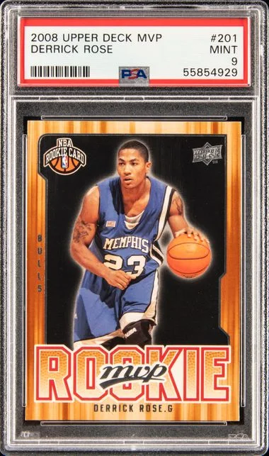 2008-09 Upper Deck MVP Derrick Rose #201 card image