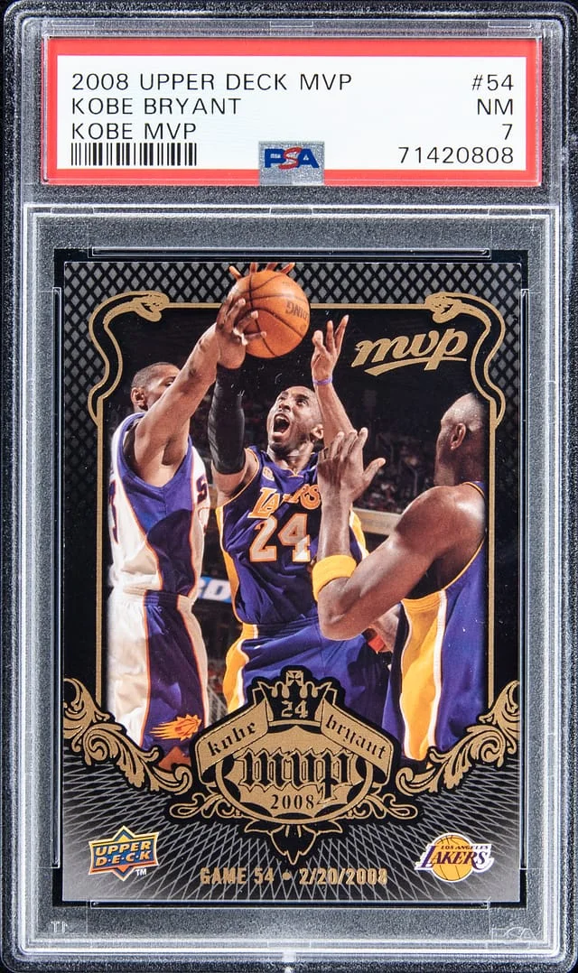 2008-09 Upper Deck MVP Kobe Bryant Kobe MVP #54 card image