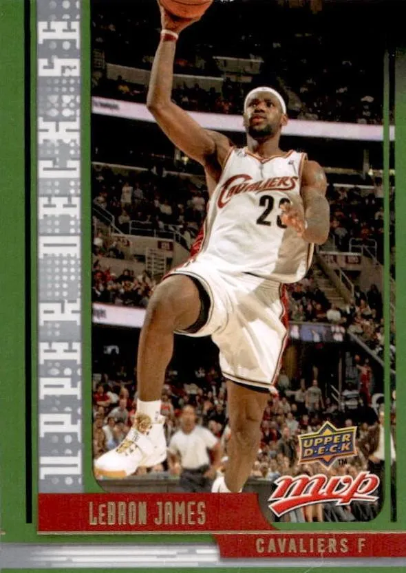 2008-09 Upper Deck MVP Lebron James SE #10 card image