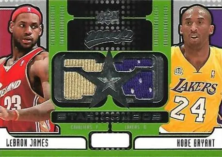 2008-09 Upper Deck MVP Lebron James Star Combos #SC-JB card image