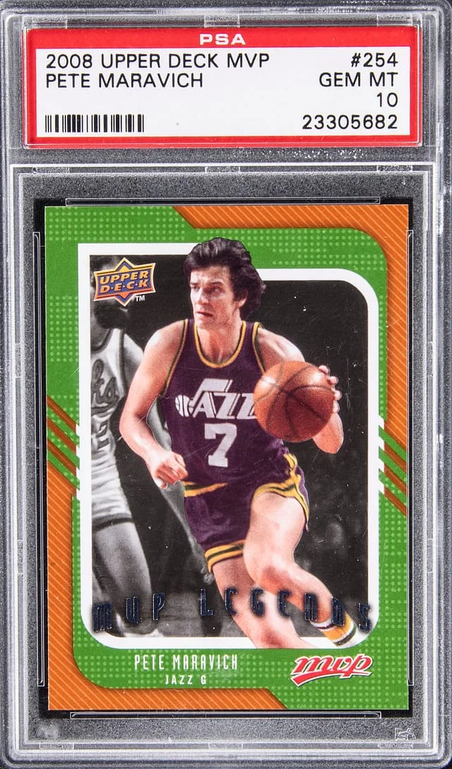 2008-09 Upper Deck MVP Pete Maravich Legends #254 card image